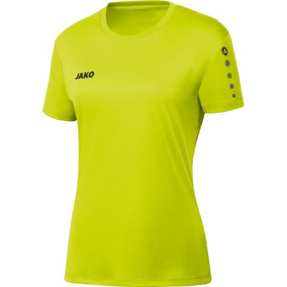Afbeeldingen van Shirt Team KM damesmaten lime